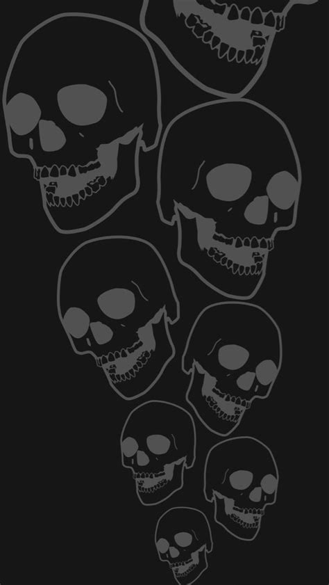 Skull dark wallpaper | Skull wallpaper, Skull wallpaper iphone, Dark ...