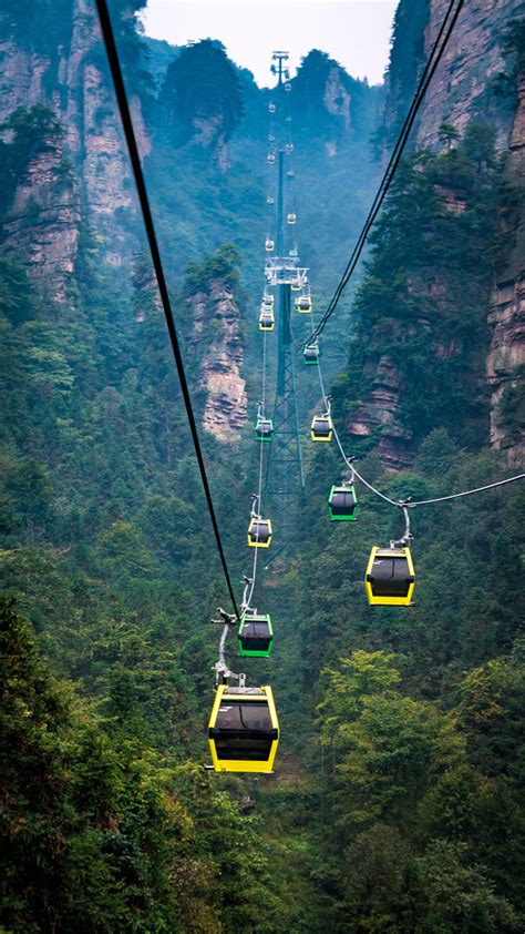 Climbing China's Avatar Mountain in Zhangjiajie National Forest Park ...