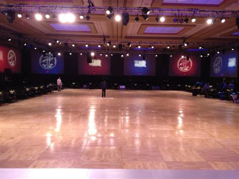 Largest ballroom dance floor at the United States Dance Championships ...