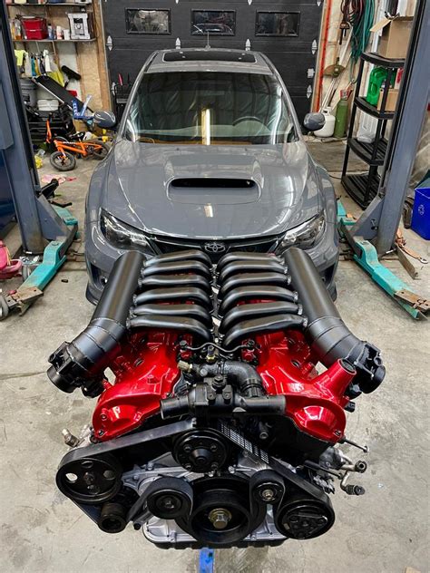 Project Exposure: World's First Twin-Turbo V12 Subaru Impreza WRX STI ...