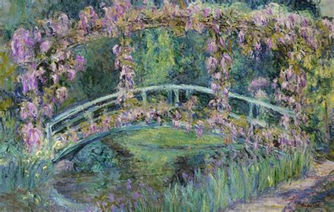 The Japanese Bridge, Claude Monet's Garden Painting | Blanche Hoschedé ...