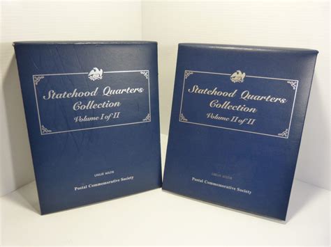 Statehood Quarters Collection Postal Commemorative Society Complete 2 ...