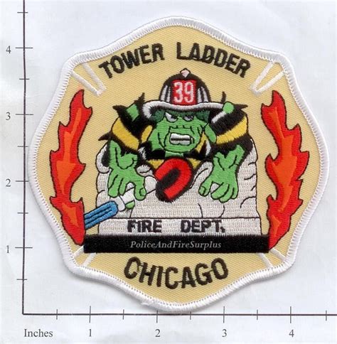 Illinois - Chicago Truck 39 IL Fire Dept Patch - The Hulk #Patches ...