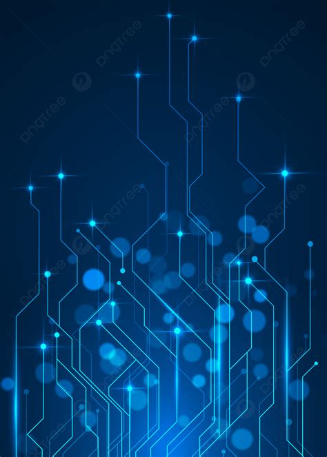 Blue Technology Circuit Board Line Background Wallpaper Image For Free ...