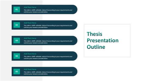 Thesis Presentation Outline PowerPoint Template | PPT Templates