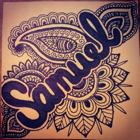 Doodle Art Name Drawing Ideas - Download Free Mock-up