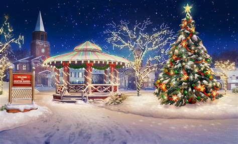 Anime Christmas Trees Wallpapers - Wallpaper Cave