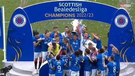 Glasgow Rangers Champions : r/ScottishFootball