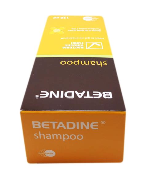 Buy BETADINE Shampoo Dandruff Scalp Care for All Hair Types (1 Pack ...