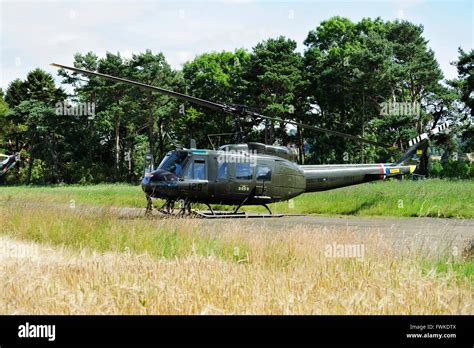 Bell UH-1 Iroquois (nicknamed "Huey" during the Vietnam War) on the ...