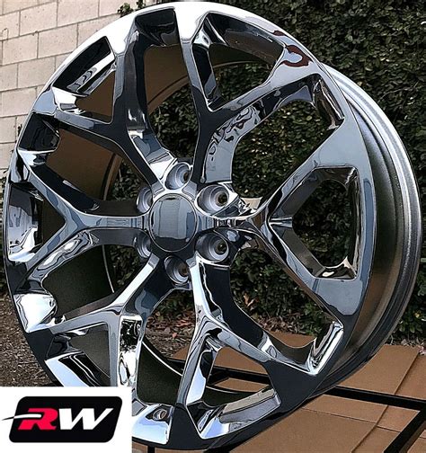 22 inch Chevy Tahoe OE Replica Snowflake Wheels Chrome Rims 22 x9 6x139 ...