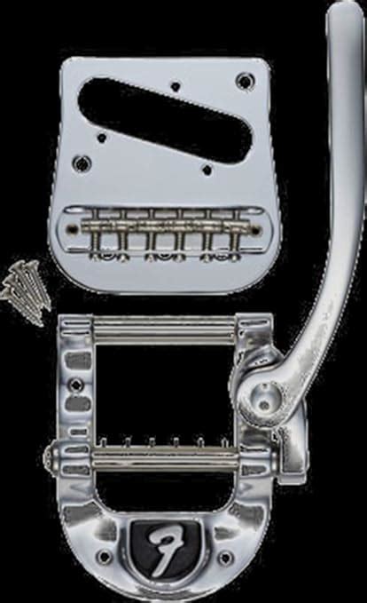 Bigsby"F" Logo B5 Vibrato Kit for Fender Telecaster Polished Aluminium ...