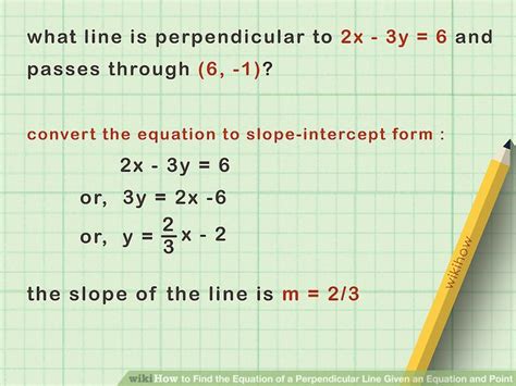 Equation Of Perpendicular Line Through A Point Calculator - Tessshebaylo