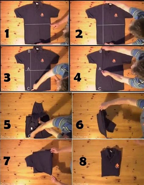 How to Fold a T-shirt in Less Than Two Seconds - AllDayChic | T shirt ...