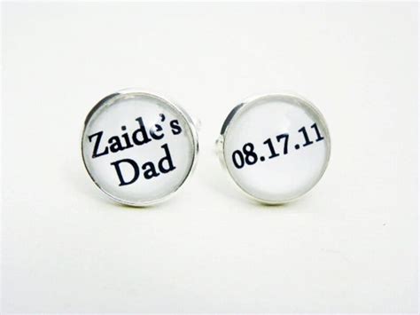 Personalized Cufflinks Dad Cufflinks First Time Fathers Day - Etsy