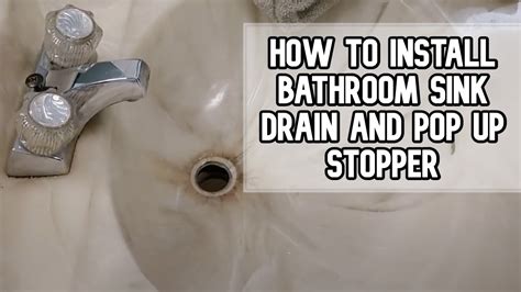 How To Attach Stopper In Bathroom Sink - Bathroom Poster