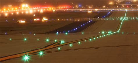 airport markings - Why are taxiway and runway centerline lights off ...