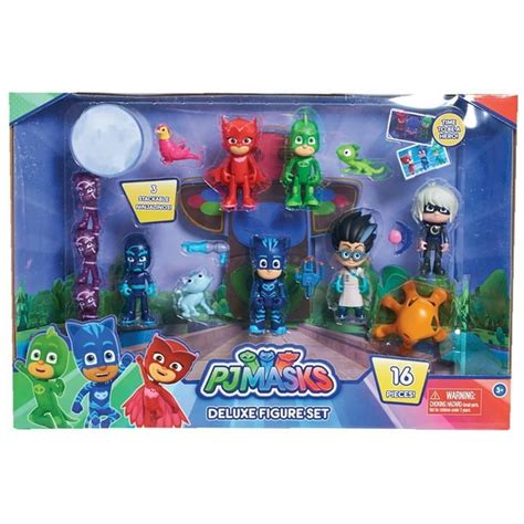 Just Play PJ Masks Deluxe Figure Set Toy Figure (Includes Ninjalinos ...