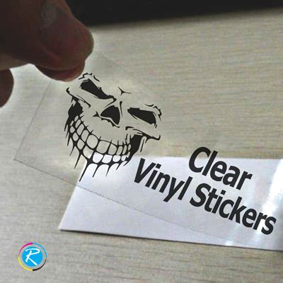 Tips to get self-adhesive clear vinyl stickers printing with Premium ...