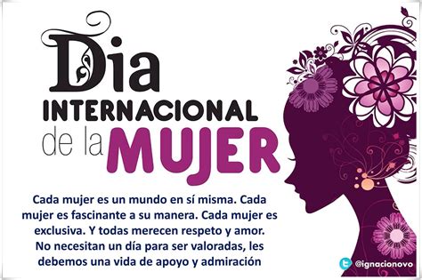 〽️Marzo 8 Día Internacional de la Mujer. | Feliz día de la mujer, Feliz ...