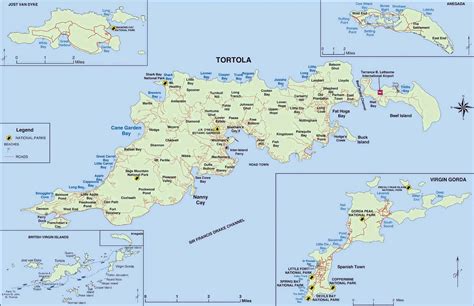 Large Tortola Maps for Free Download and Print | High-Resolution and ...