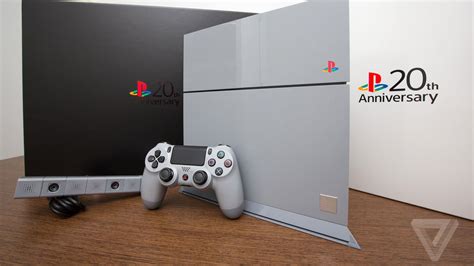 Up close with the beautiful 20th anniversary PlayStation 4 | The Verge