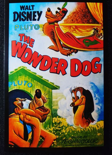 Mavin | Vintage Walt Disney Pluto The Wonder Dog Japan Postcard ...