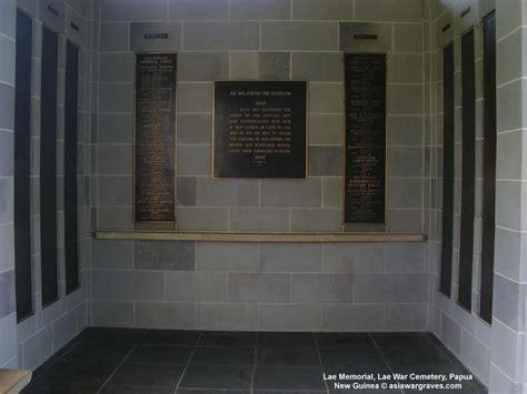 Lae Memorial, Lae War Cemetery, Papua New Guinea - asia war graves