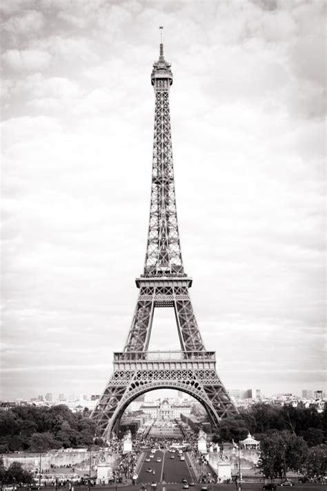 Paris Fine Art Photograph the Eiffel Tower Black and White - Etsy