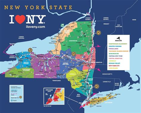 New York State Map - New York State Hospitality & Tourism Association