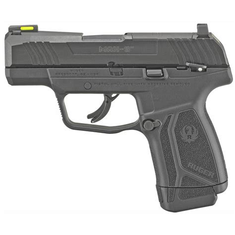 Ruger Max-9, 9mm Pistol, Optic-Ready with Tritium Fiber Optic Front ...