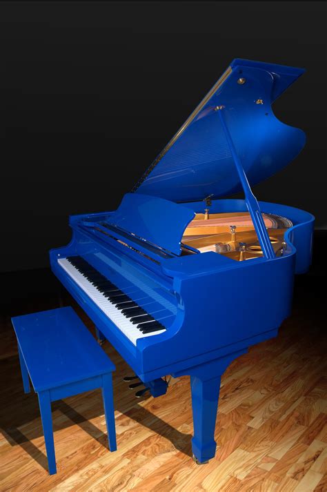 New blue chelsea london 168 grand piano | Blues piano, Piano, Grand piano