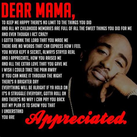 Tupac Shakur Dear Mama Lyrics - Gabriel Mccarthy Viral