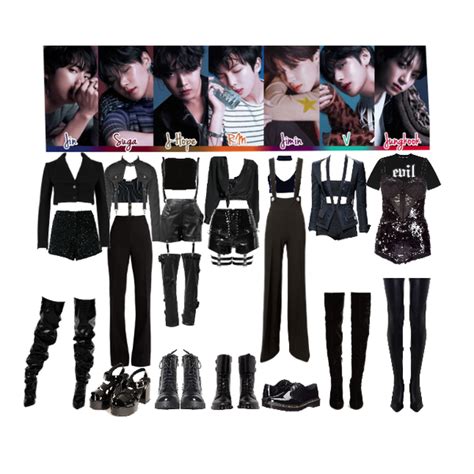 [BTS] FAKE LOVE FEMALE INSPIRED OUTFIT SET - Fashion look - URSTYLE ...