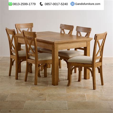 Meja Makan Minimalis Modern Jati - Furniture Asli Jepara 2022 - Gandis ...