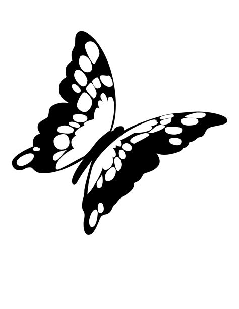 Monarch Butterfly Outline - Cliparts.co