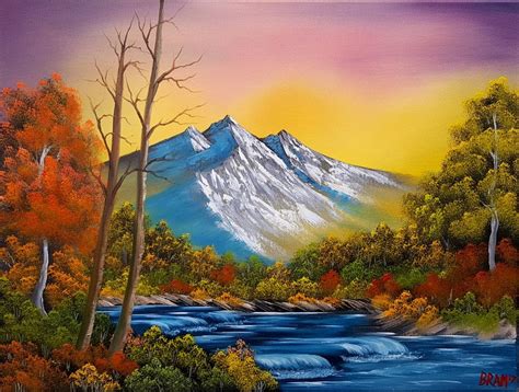 Bob ross fall landscape nw austin – Artofit