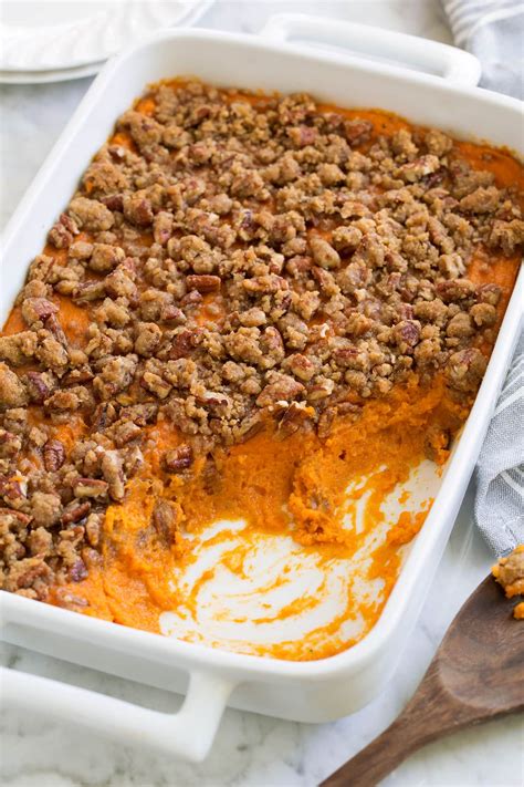 Sweet Potato Casserole {Best Topping!} - Cooking Classy