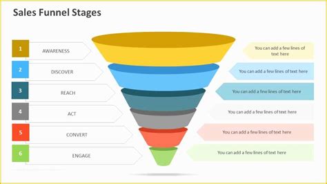 Free Sales Funnel Template Of Animated Funnel Diagrams Powerpoint ...