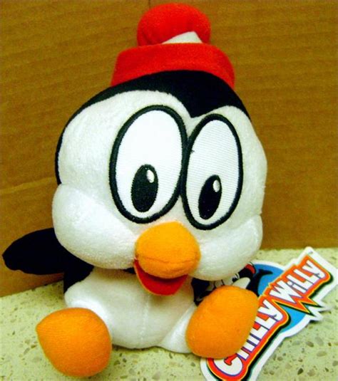 Chilly Willy Penguin Plush Doll Toy size 4 x 8 inches