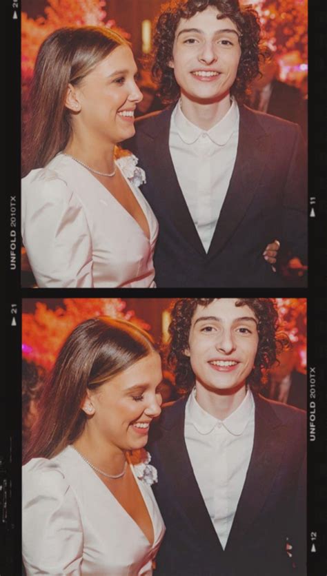 finn wolfhard and millie bobby brown at the sag awards 2020 in 2020 ...