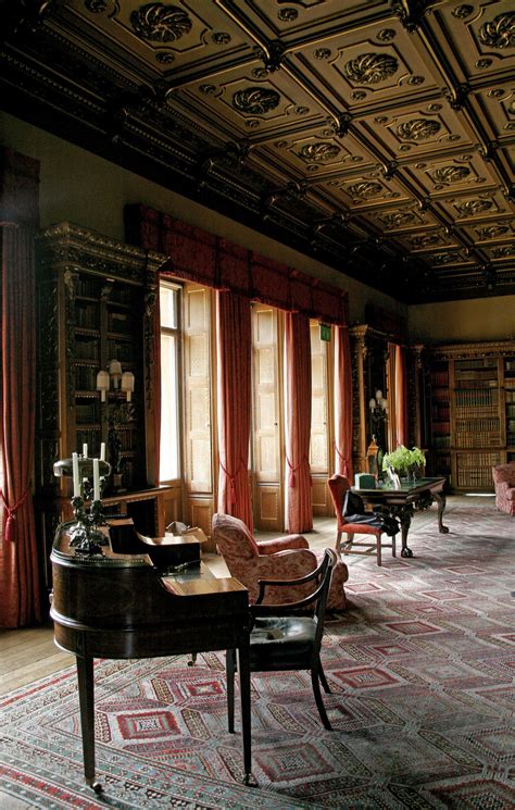 Highclere Castle Library | Downton abbey house, Highclere castle ...