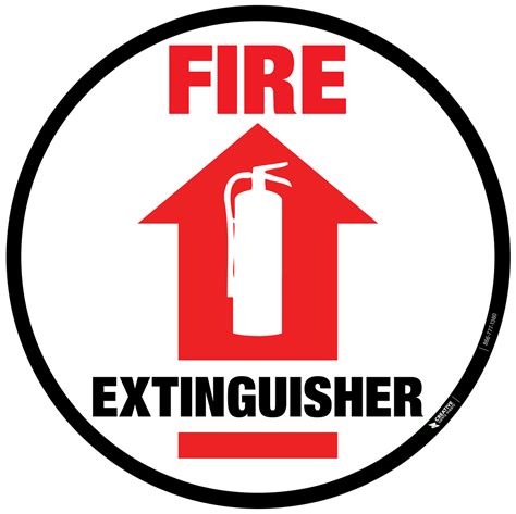 Fire Extinguisher - Floor Sign - PHS Safety