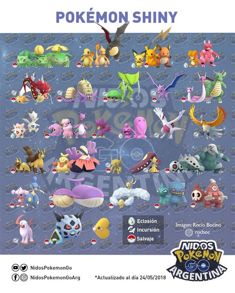 Shiny Pokémon List : r/TheSilphRoad