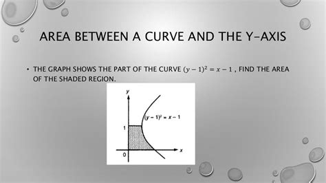 Finding the area under a curve using integration