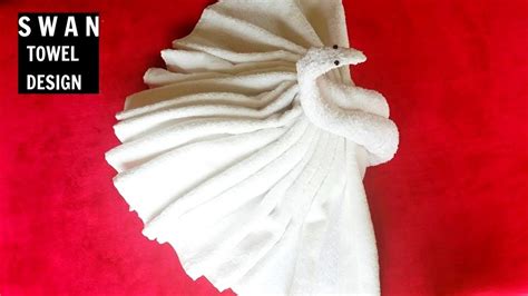 How to make SWAN Towel Design I Towel folding -- DecornekDIY - YouTube ...