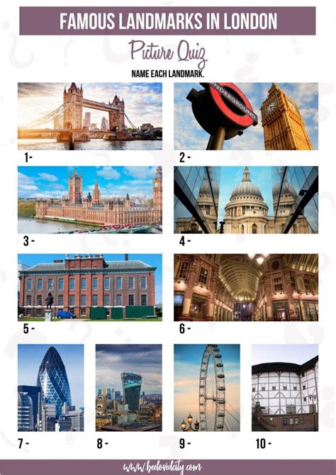 The Ultimate London Quiz: 105 Trivia Questions & Answers - BeeLoved City