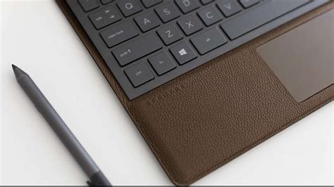 HP’s new laptop, the Spectre Folio is made out of leather