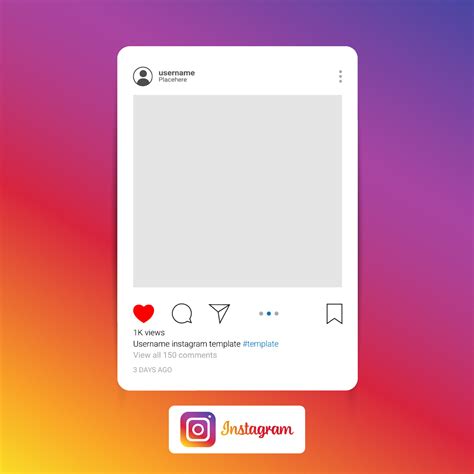 Instagram post template set 7119809 Vector Art at Vecteezy