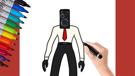 Easy Tutorial: Drawing Speakerman - How to Draw Speakerman Skibidi ...